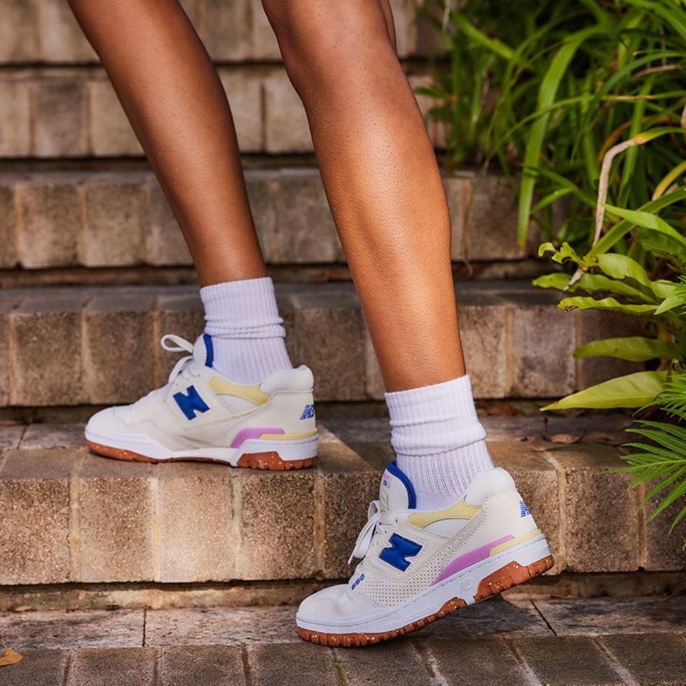 New Balance 550 Sea Salt Marine Blue